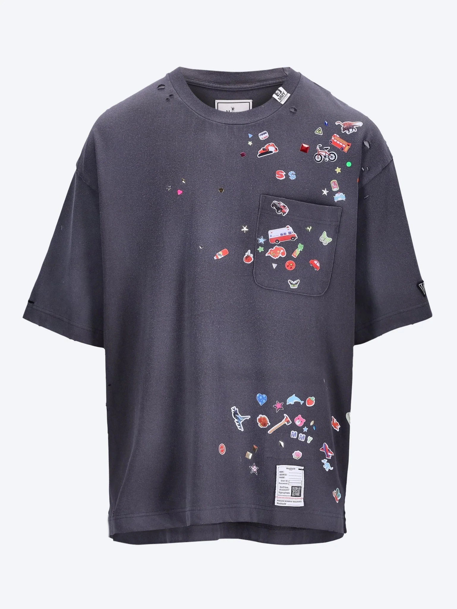 Kids sticker t-shirt