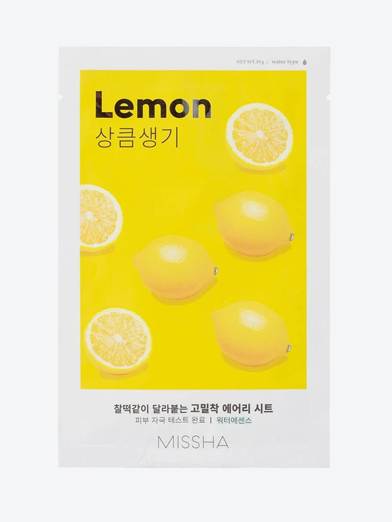 Airy fit sheet mask lemon