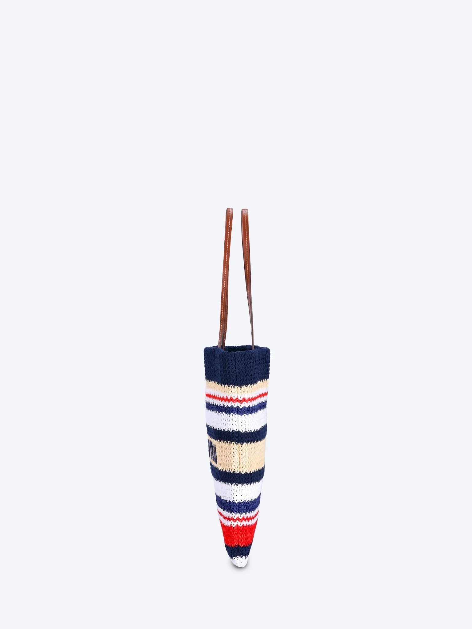 Raffia effect woven tote bag - Image 3