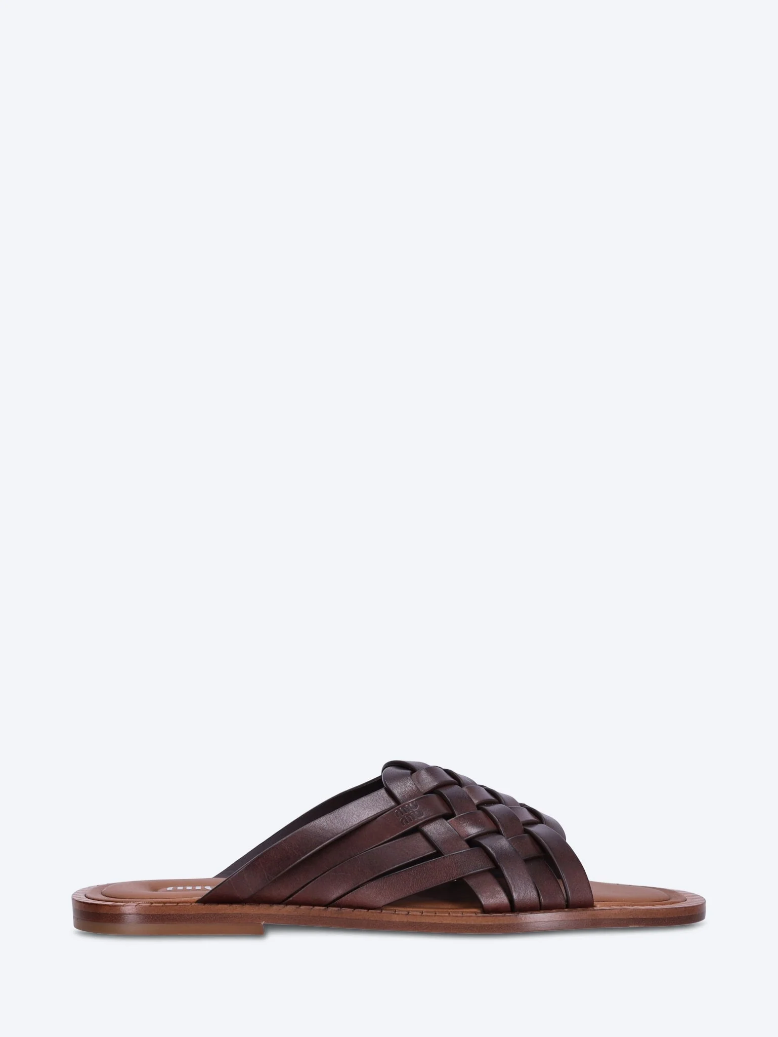 Leather slides