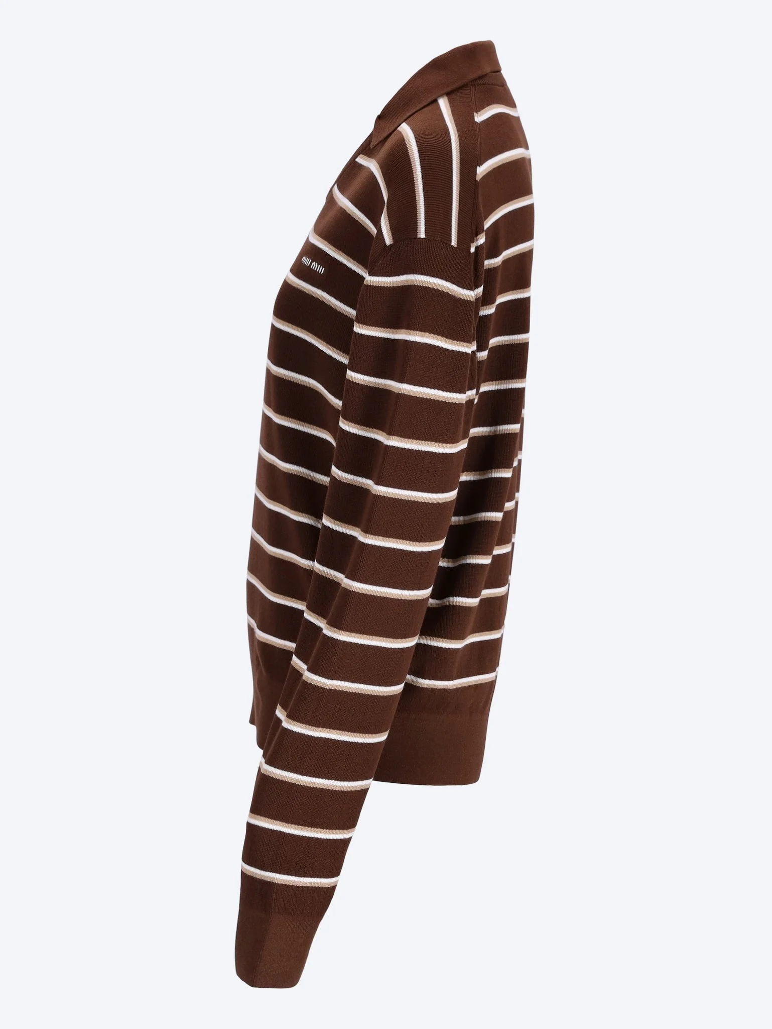 Cotton striped polo shirt - Image 2