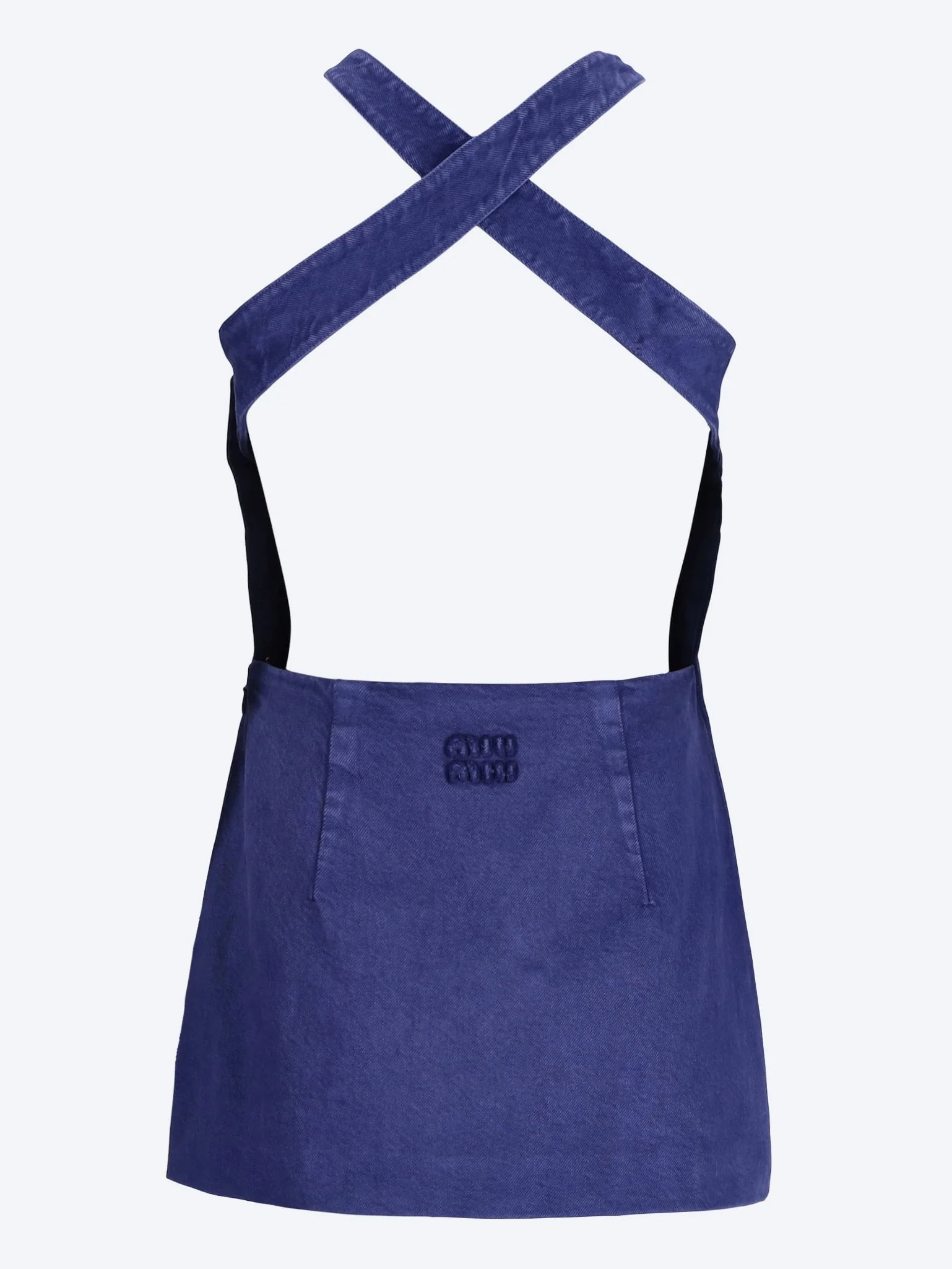 Gabardine mini dress - Image 3