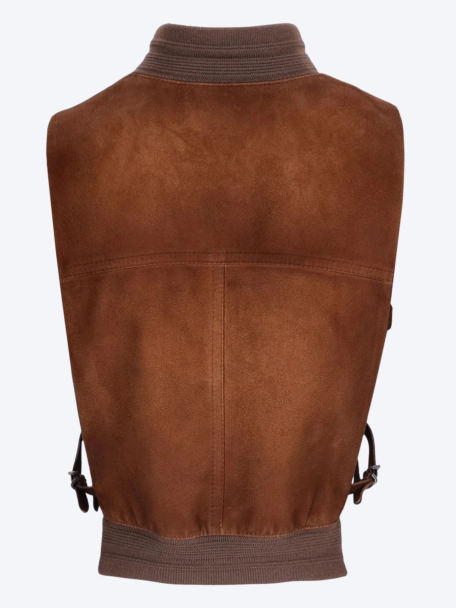 Waxed suede leather jacket - Image 3
