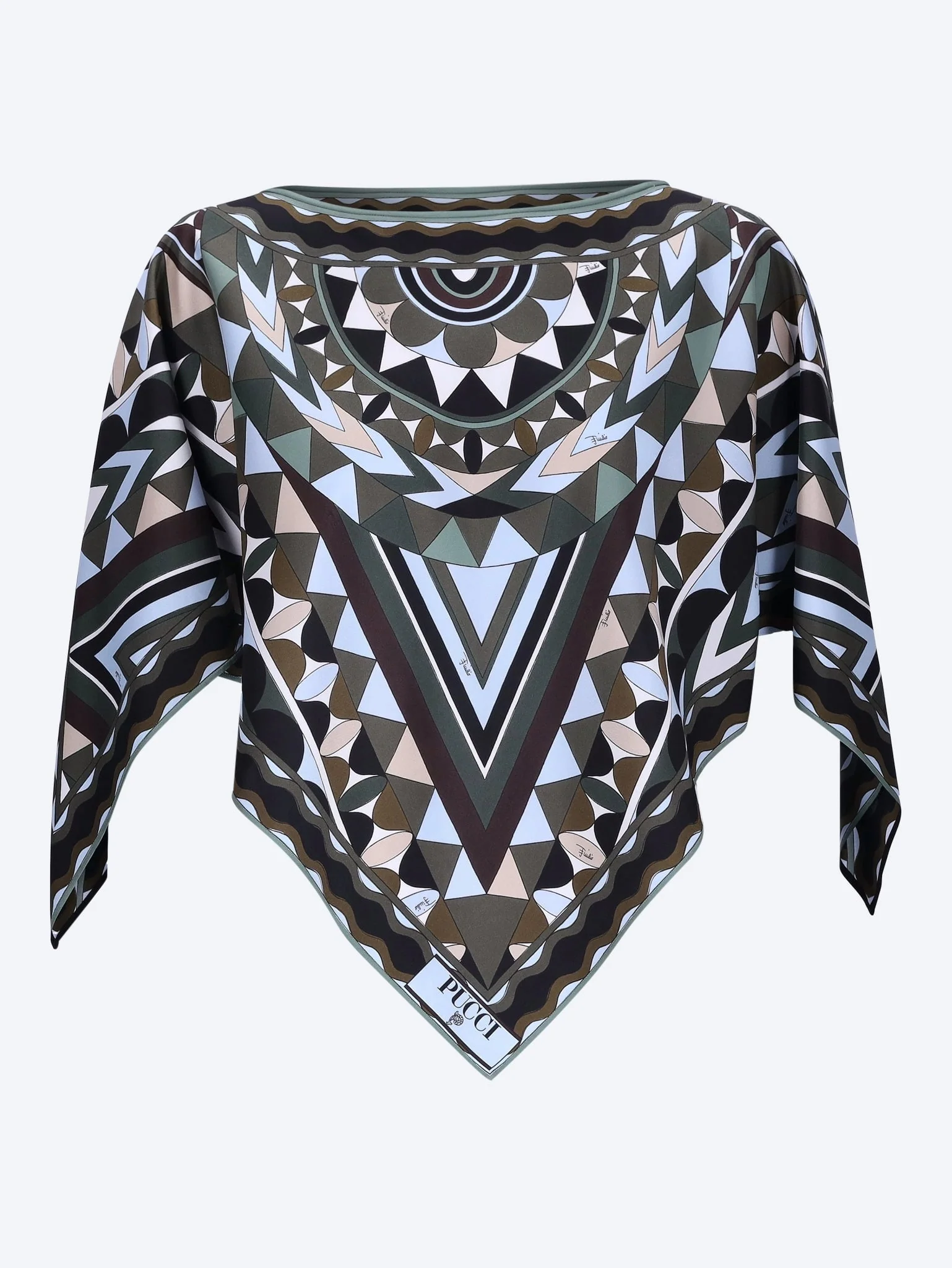 Occhi print blouse