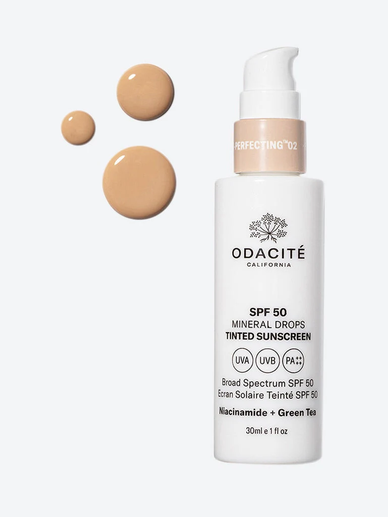 Spf50 tinted mineral drops flex-perfecting sunscreen fp-02 30ml