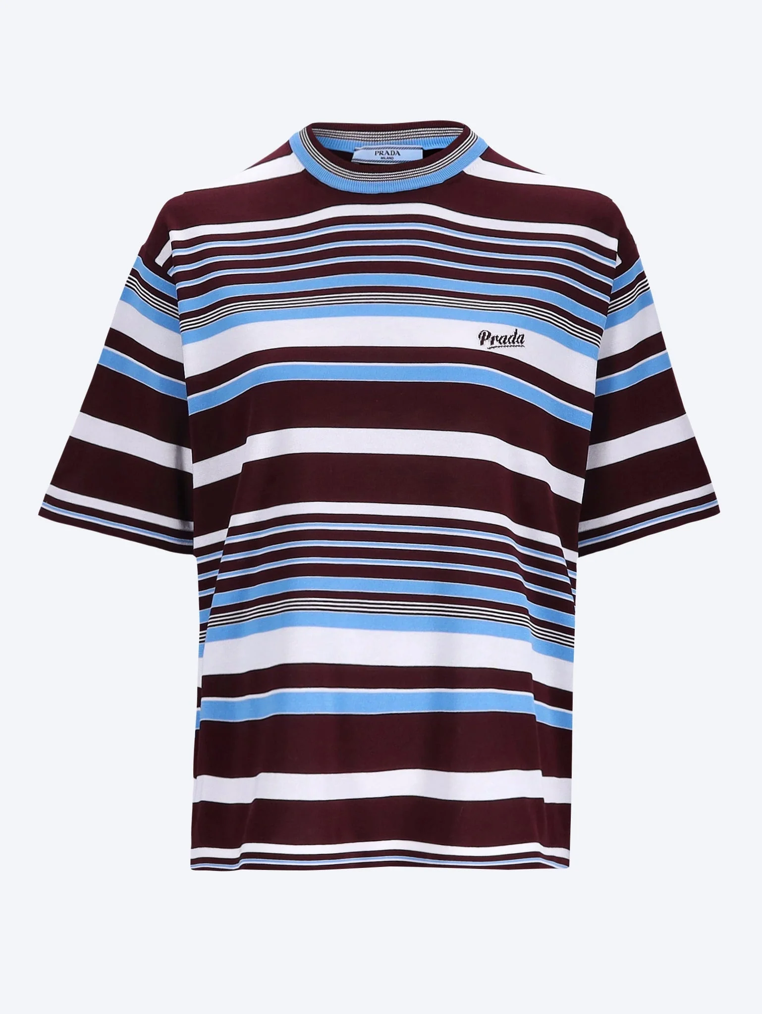 Cotton striped f.18 sweater