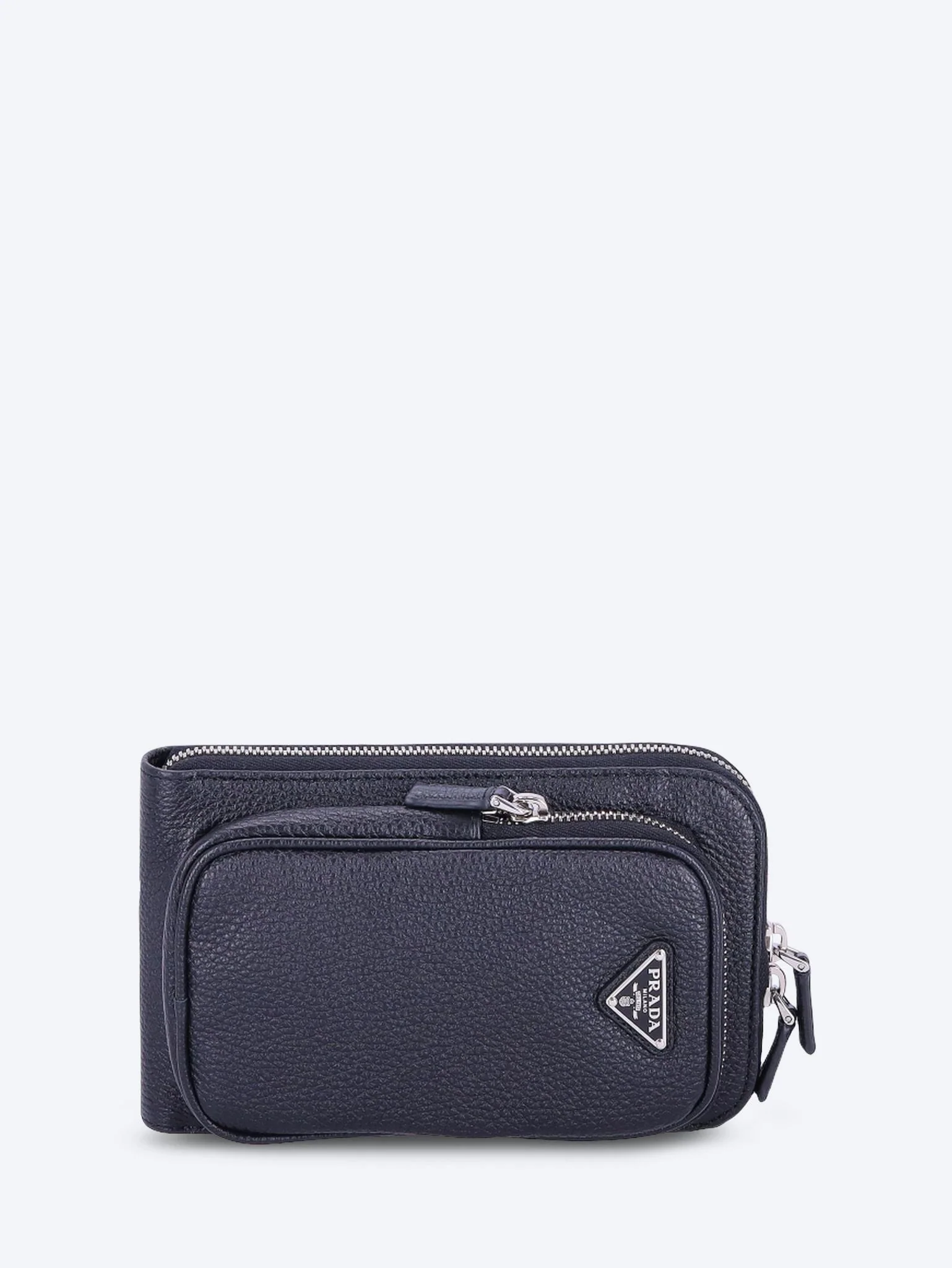 Black leather smartphone case