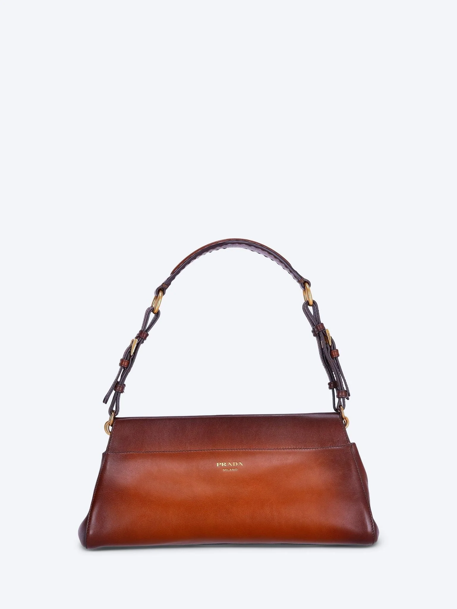 Prada enchaine medium leather handbag