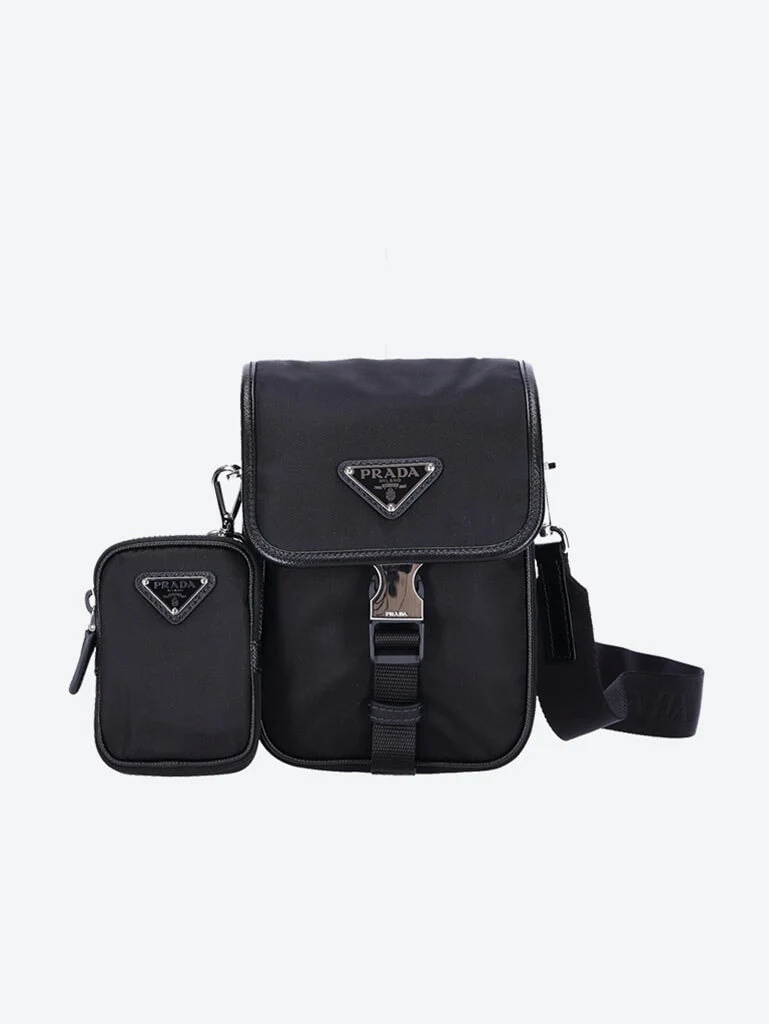 Re nylon saffiano leather bag