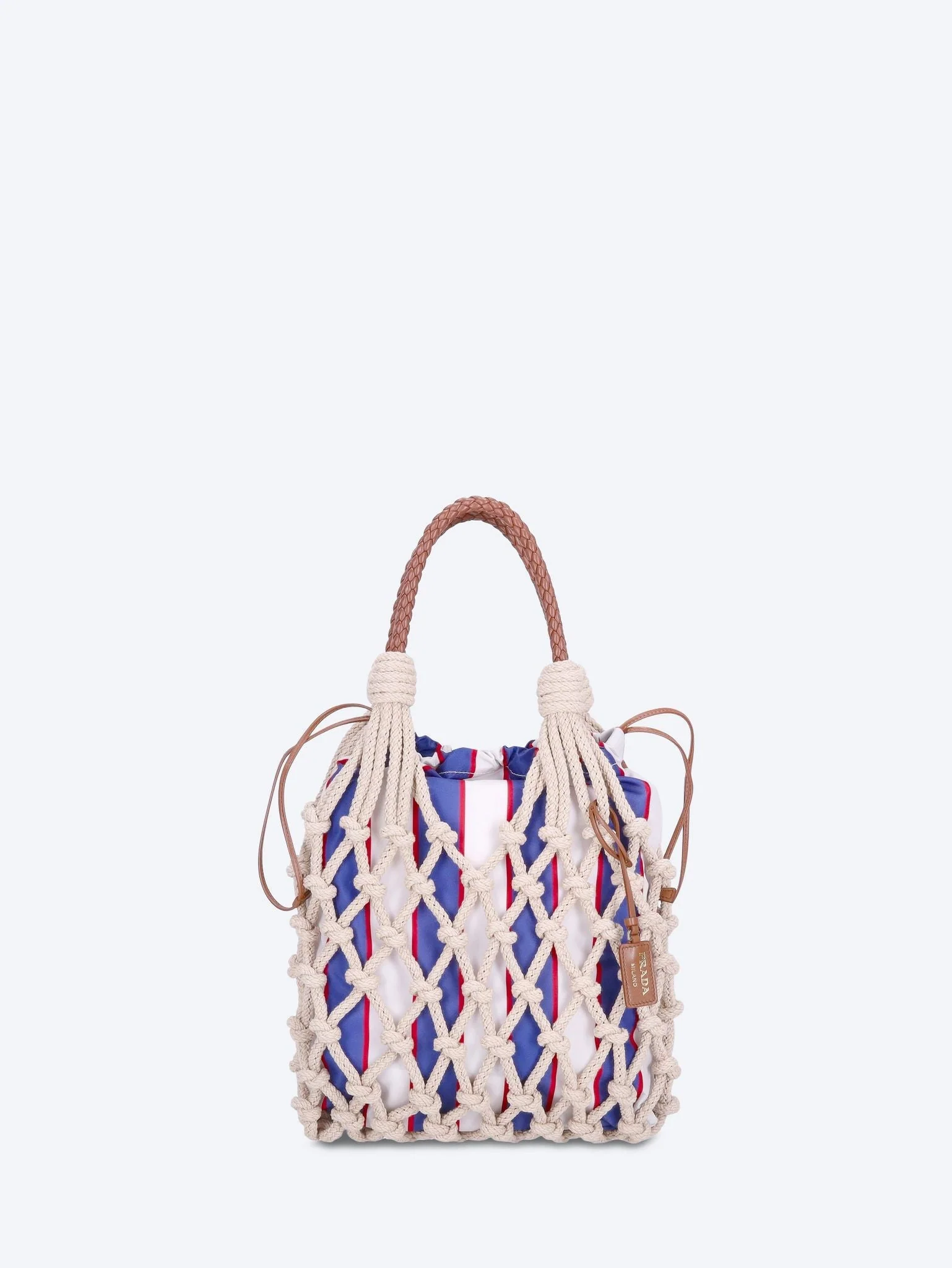 Rope fabric handbag