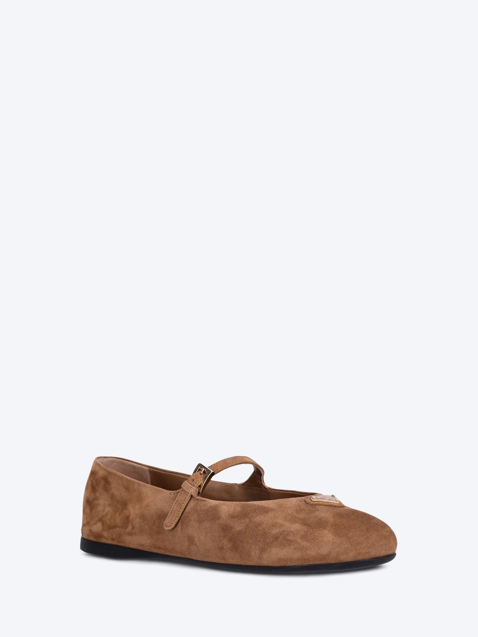 Suede leather ballerinas - Image 2