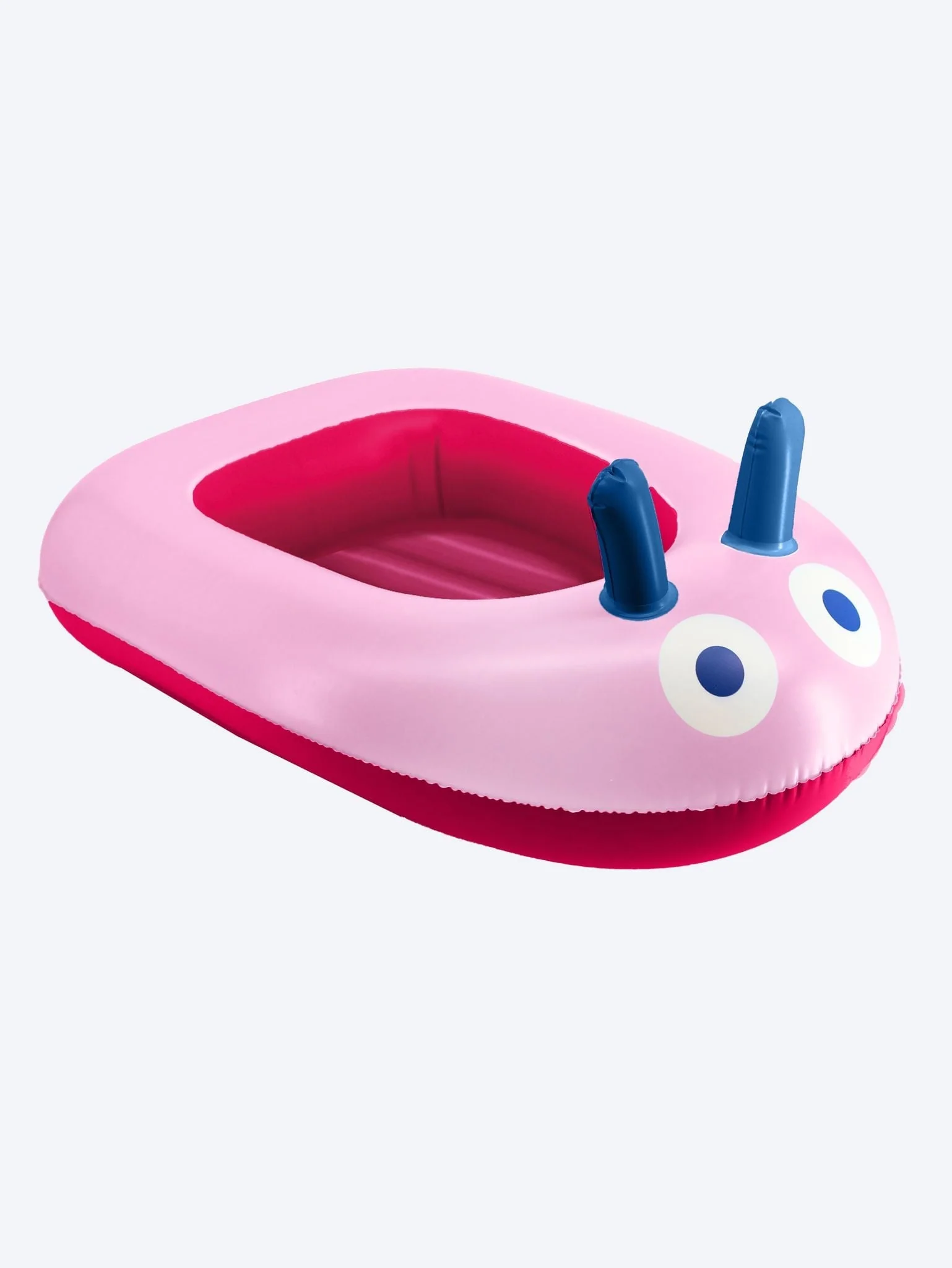 Bateau gonflable rouge cerise