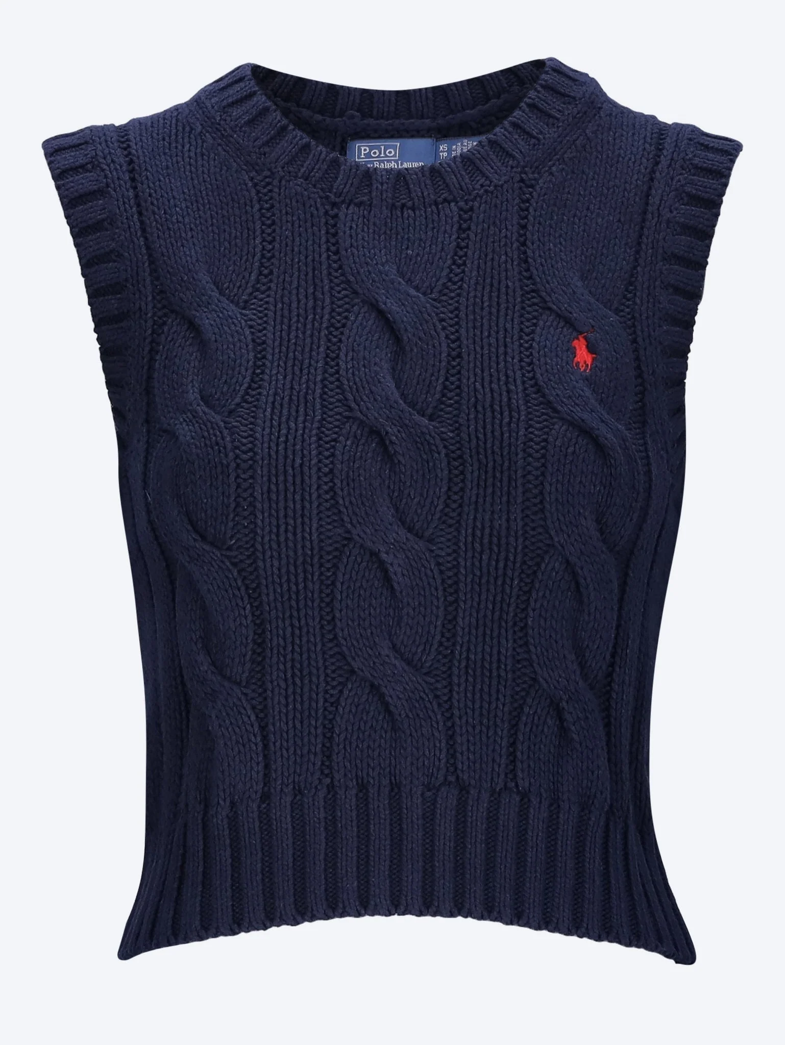 Cotton sleeveless sweater