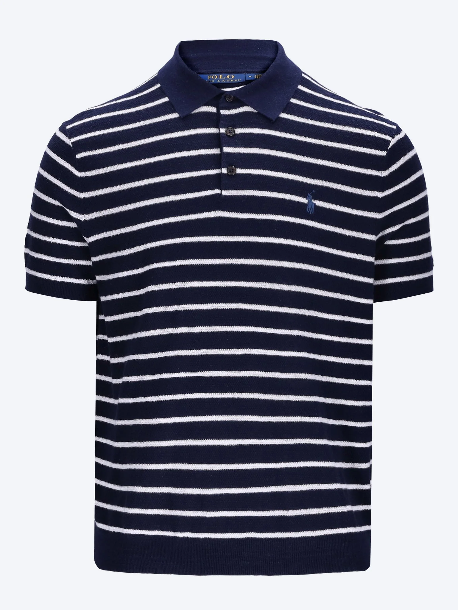 Short sleeve polo sweater