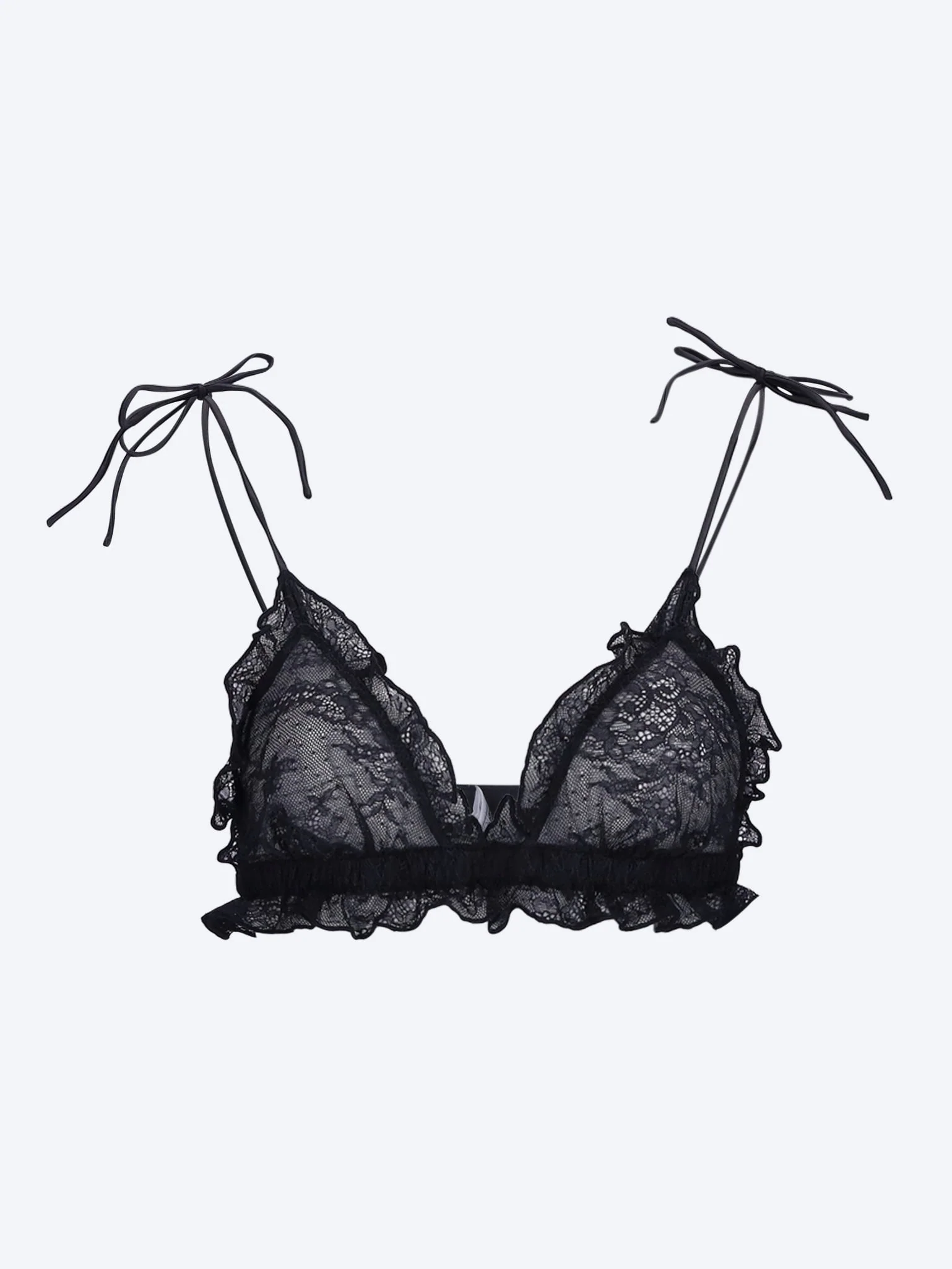 Love stories unpadded triangle bralette