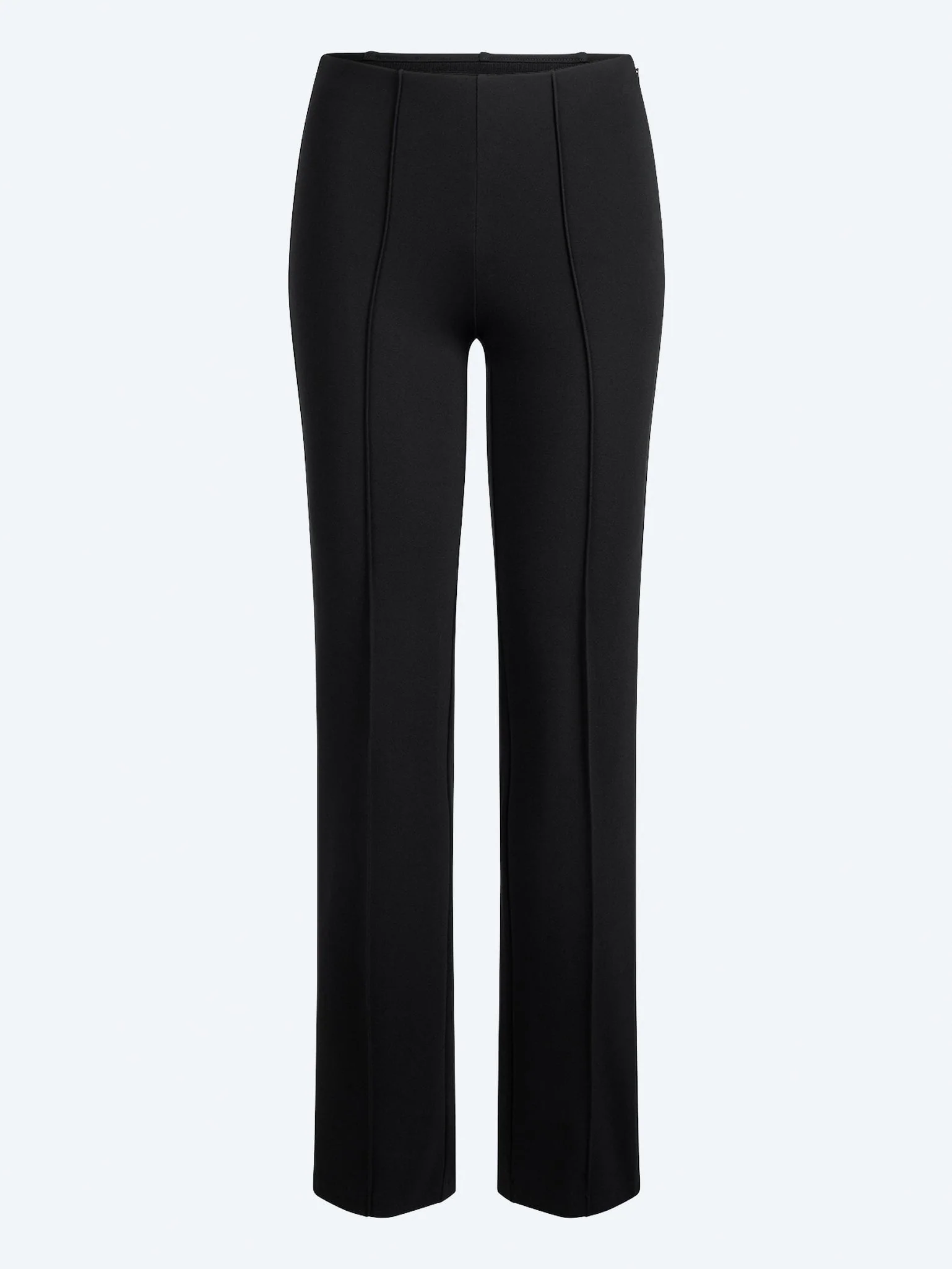 High waist pintuck straight pants