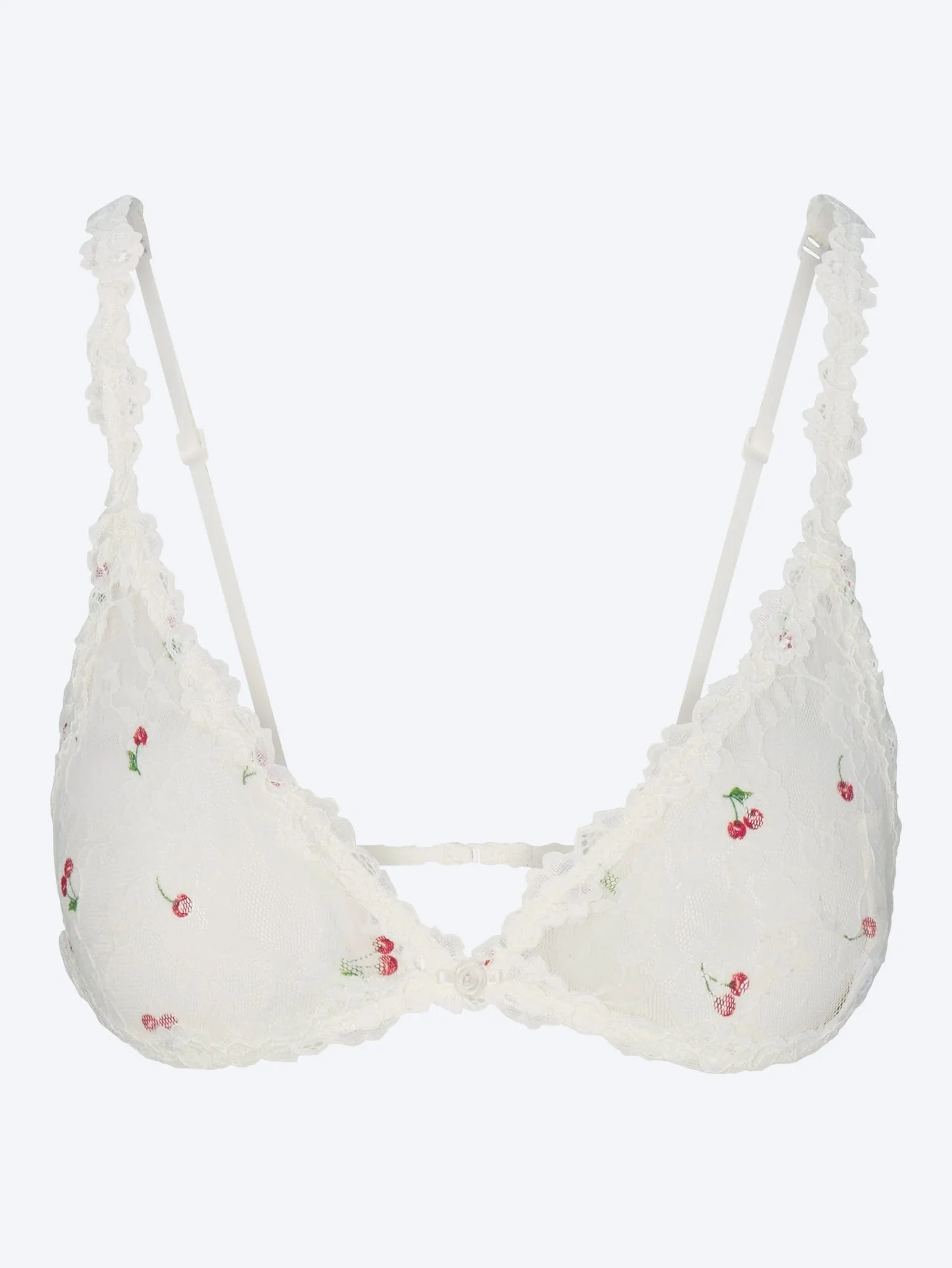 Stretch lace triangle bralette