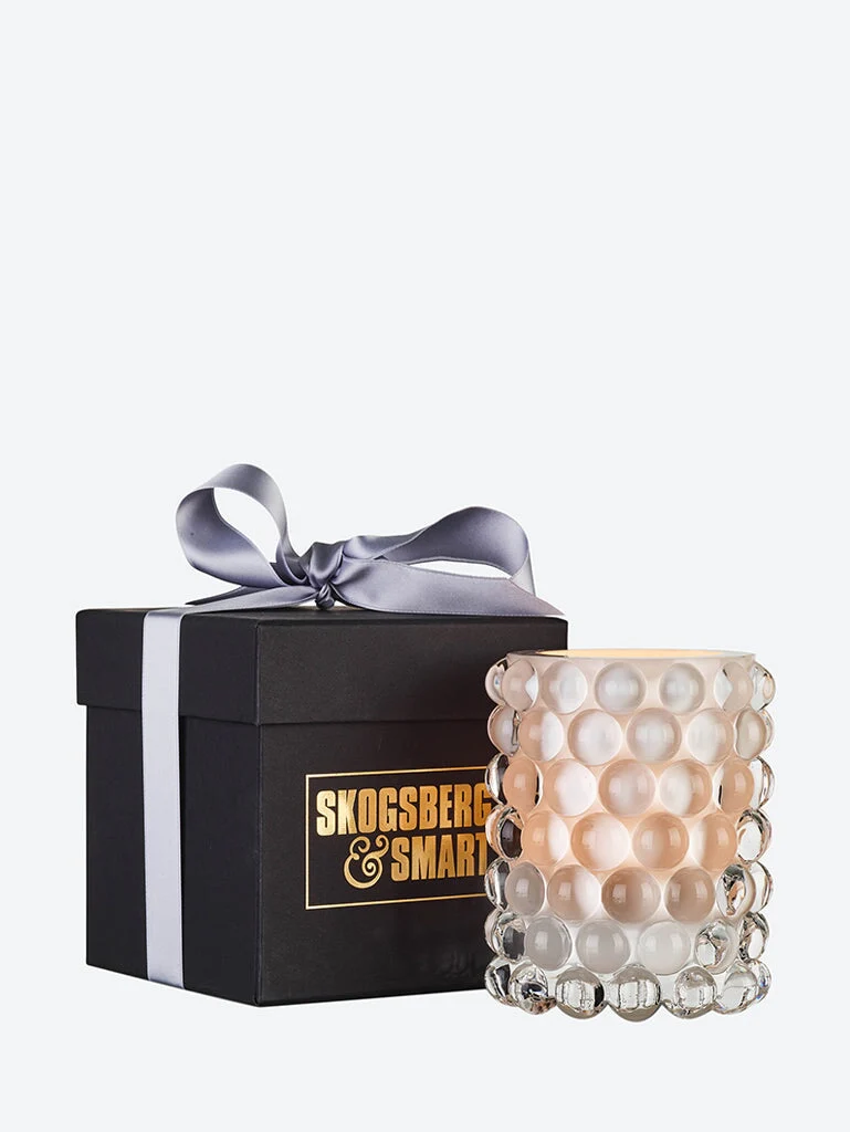 Hurricane lamp boule white