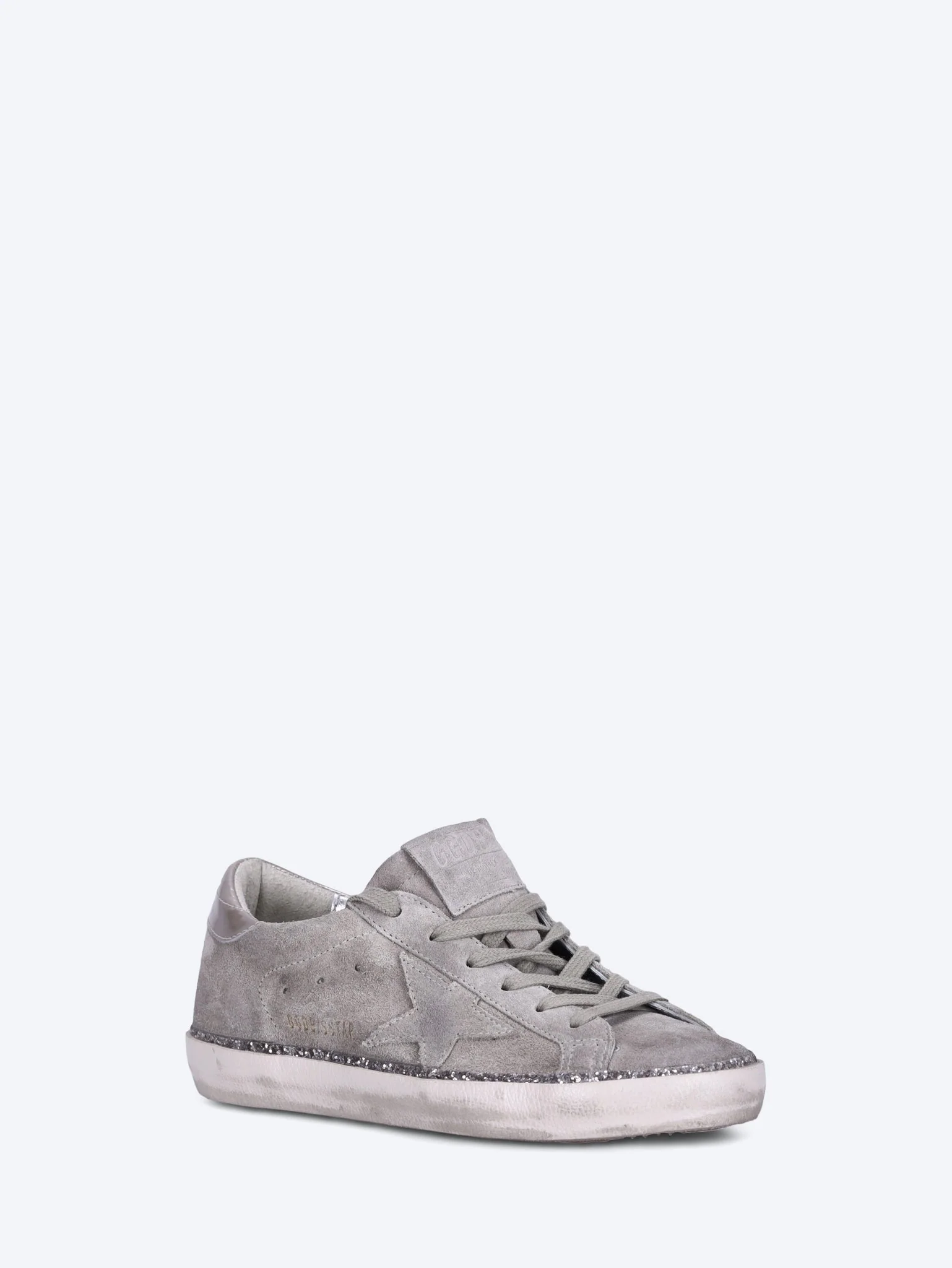 Super star suede star laminated nappa upper glitter sneakers - Image 2