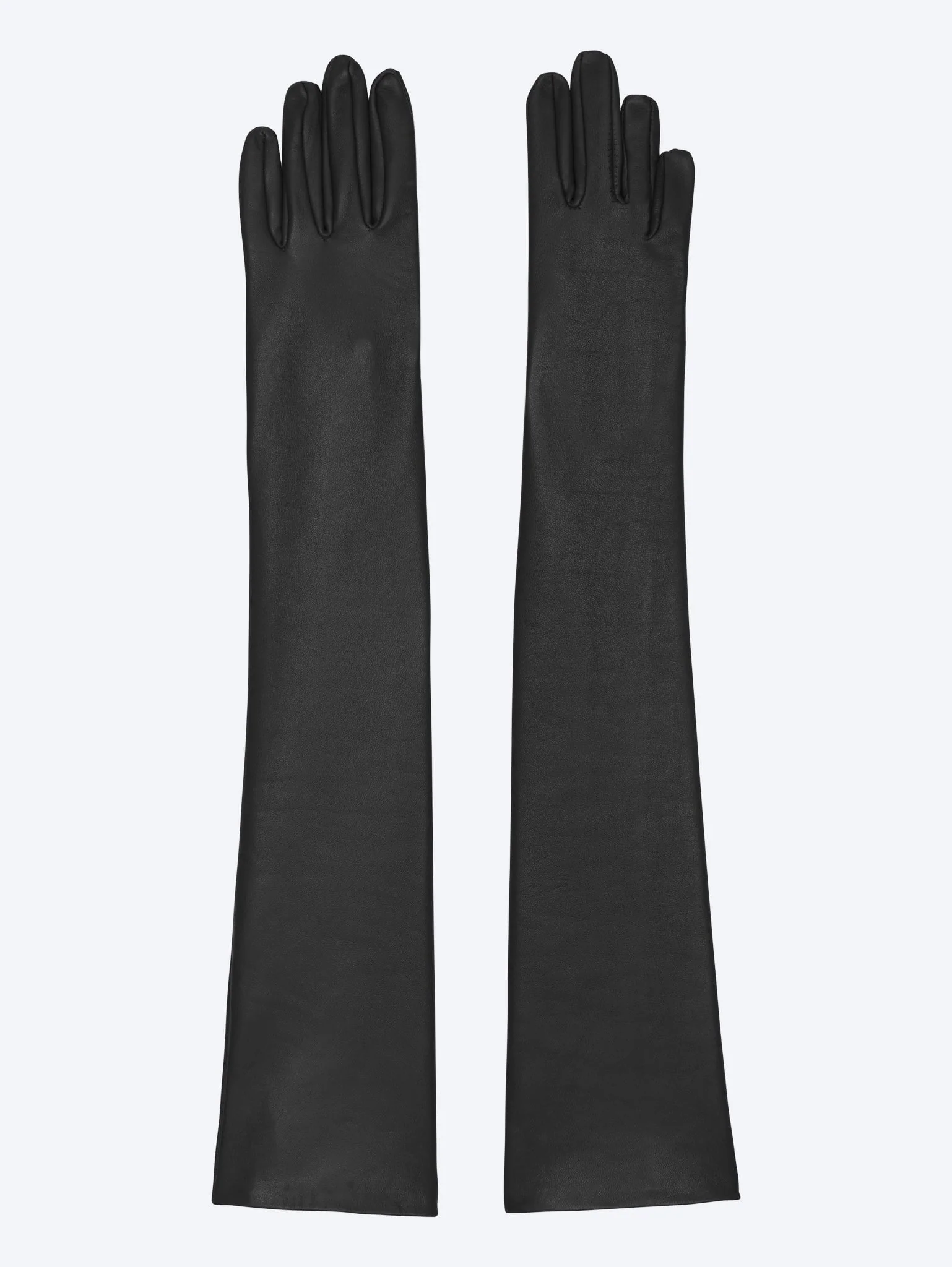 Veneto long leather gloves