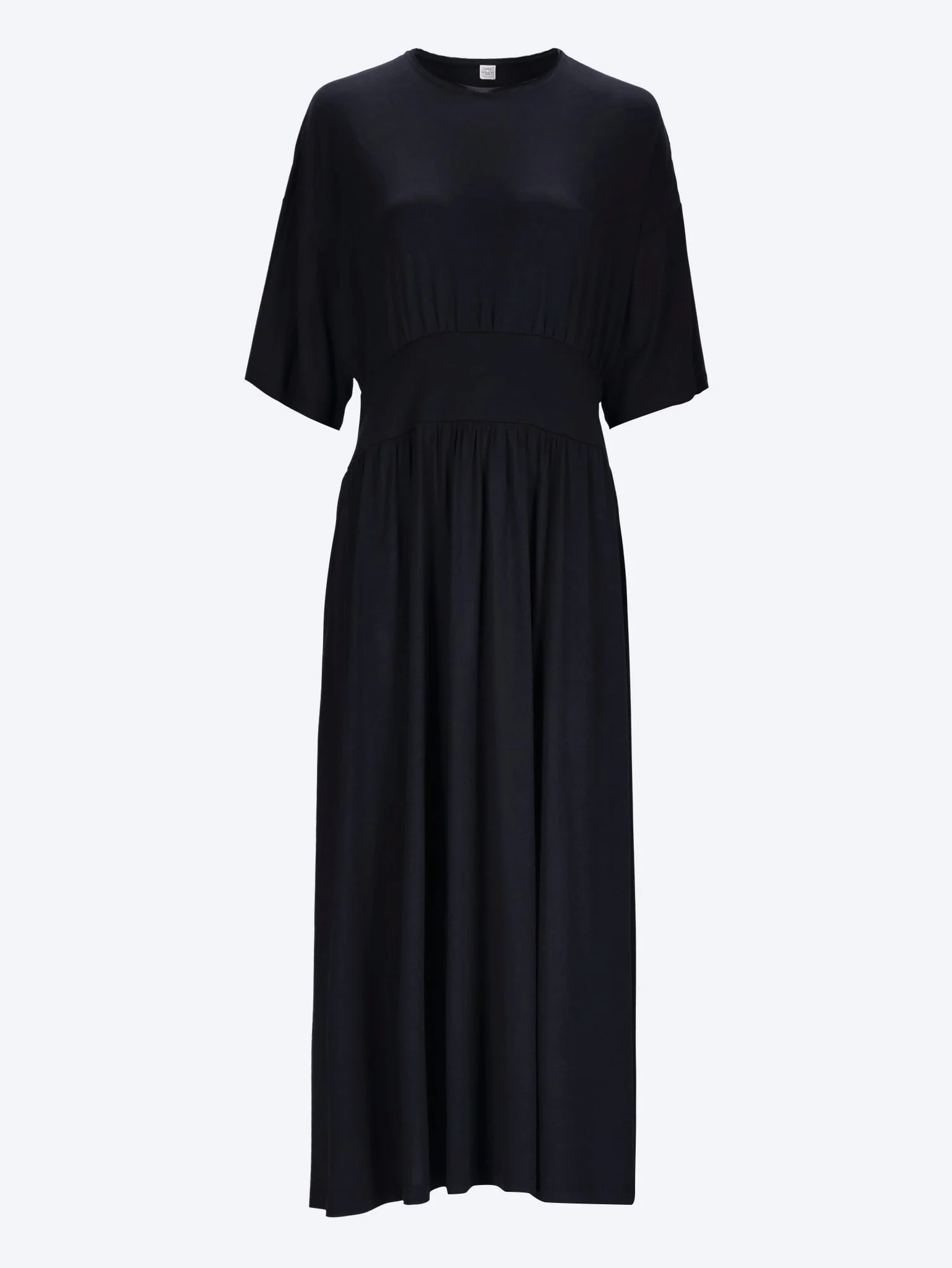 Cotton silk tee dress