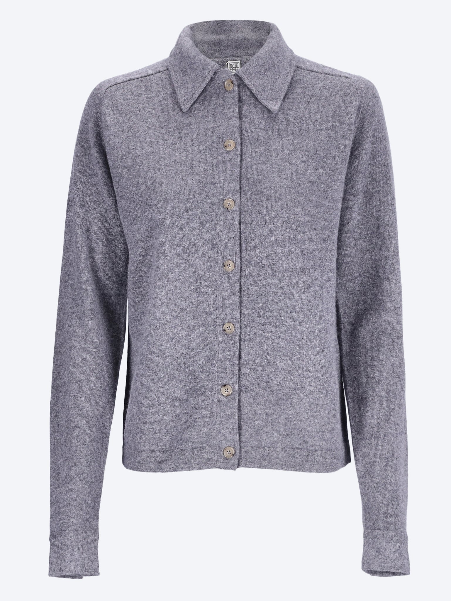 Raglan-sleeve cashmere cardigan sweater