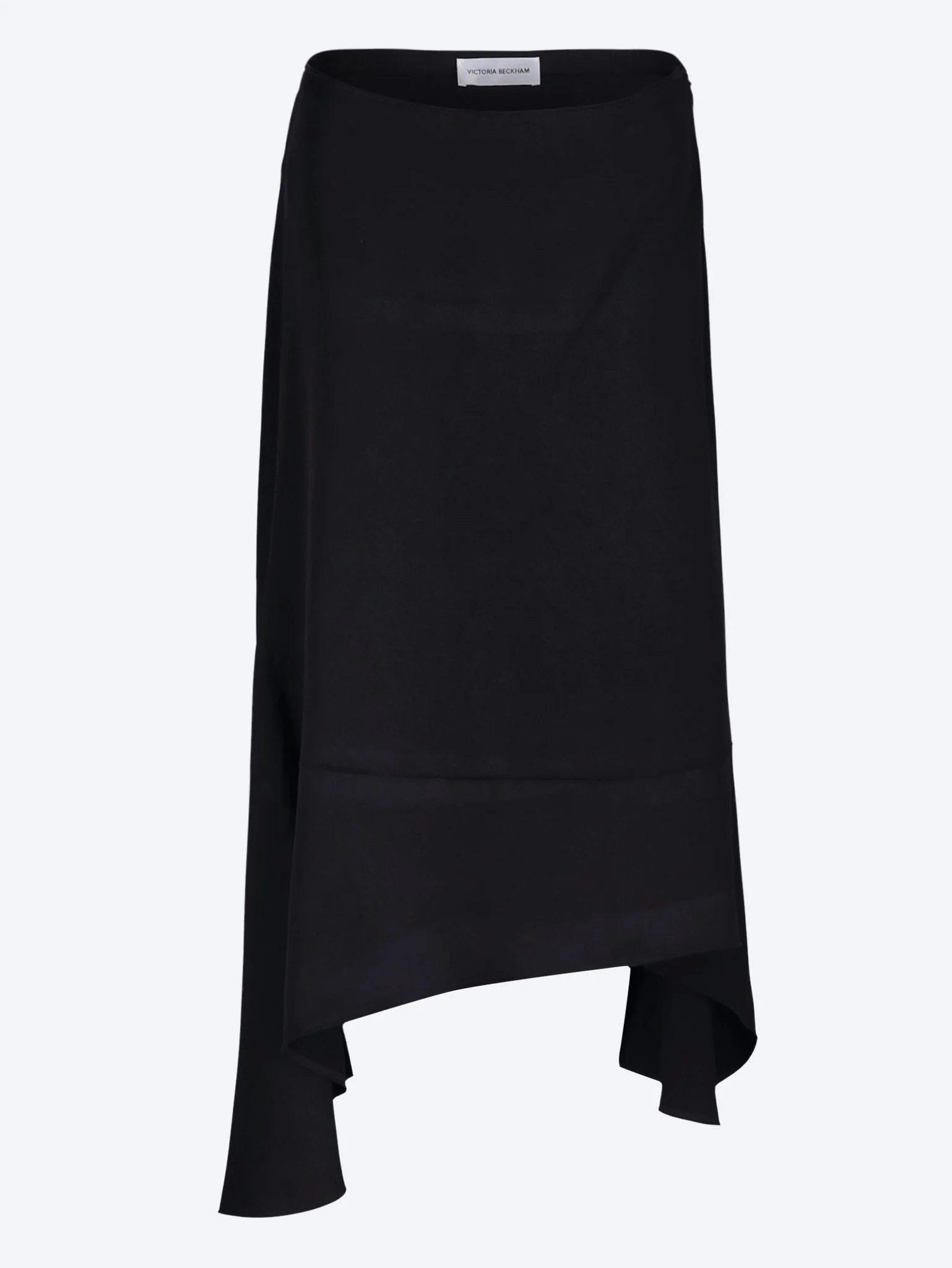Asymmetric drape skirt
