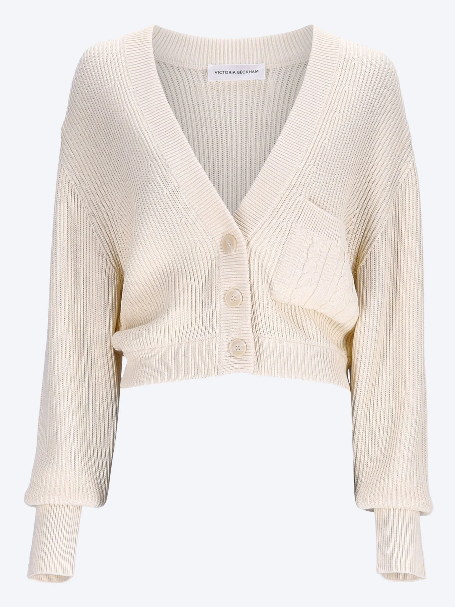Cable pocket cardigan