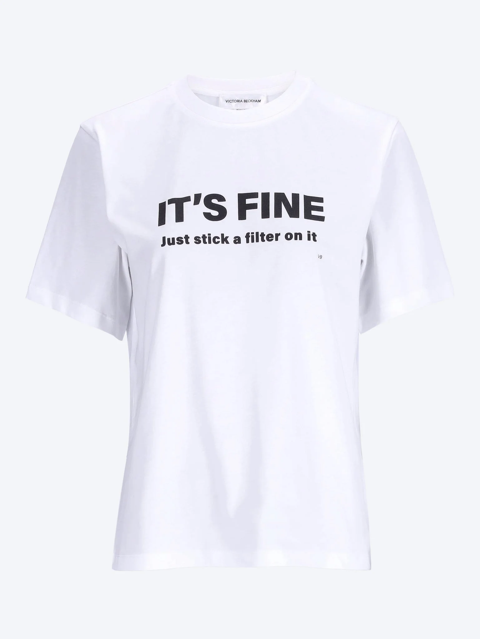 Slogan  its fine, just stick a filter on it t-shirt